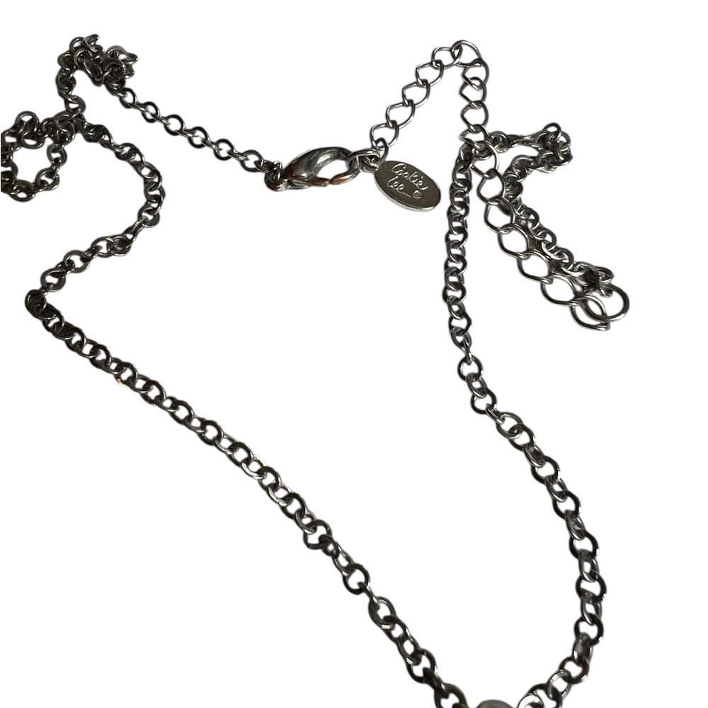 Cookie Lee Silver-Tone Wire Wrapped Adjustable Ne… - image 4